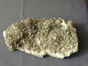 друза кварца пирит кальцит (?)